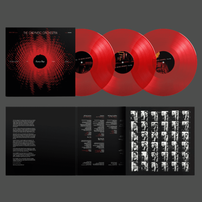 The Cinematic Orchestra Every Day – 20th Anniversary Edition [Triple  Translucent Red Coloured Vinyl] 3LP –